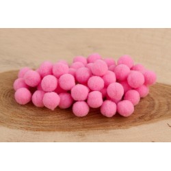 copy of copy of Помпони велюрові 10мм Peach pink (03)