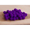 Velour pompoms 10mm Dark purple (32)