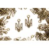 Металева підвіска 18х9мм Герб України (бронза)