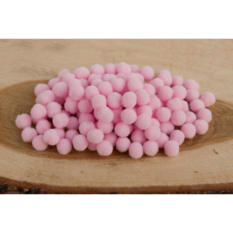 copy of copy of copy of copy of copy of Помпони велюрові 10мм Peach pink (03)
