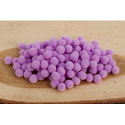 Помпони велюрові 8мм Light purple (26)