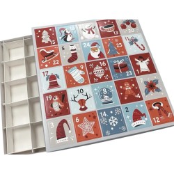 25-slot Advent calendar box