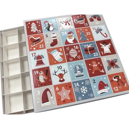 25-slot Advent calendar box