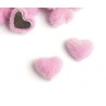 Серце пухнасте 19х17мм