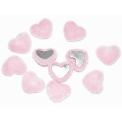 Серце пухнасте 19х17мм