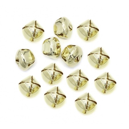 Бубонці 16мм золотисті, 10 штук